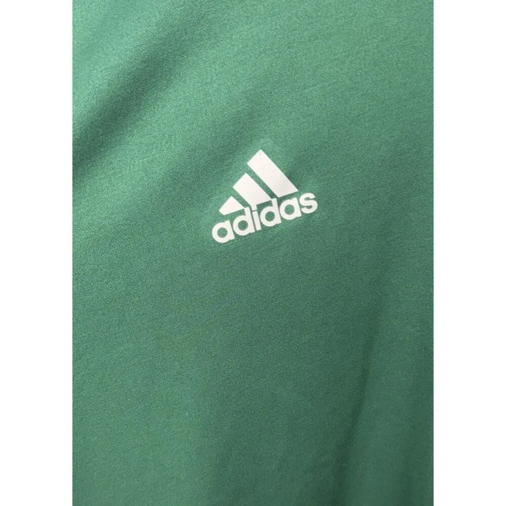 Adidas Green 5XL Full Zip Hoodie